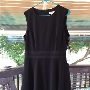 Calvin Klein Black Sleeveless Dress Size 14